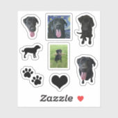 Sticker Monroe au Labrador (Feuille)