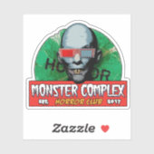 STICKER MONSTER COMPLEXE COUPER LES BÂTIMENTS À VINYLE (Feuille)