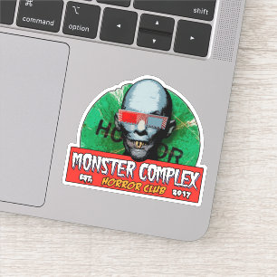 STICKER MONSTER COMPLEXE COUPER LES BÂTIMENTS À VINYLE
