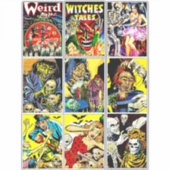 Sticker monster créatures horreur BD art (Devant)