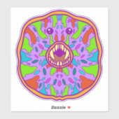 Sticker Monster Donut (Feuille)