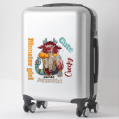 Sticker Monster girl (Sur valise)
