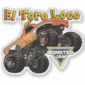 Sticker Monster Jam El Toro Loco (Devant)
