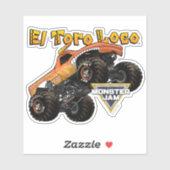 Sticker Monster Jam El Toro Loco (Feuille)