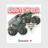 Sticker Monster Jam Grave Digger (Feuille)