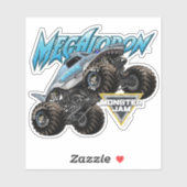 Sticker Monster Jam Megalodon (Feuille)