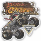 Sticker Monster Jam Pirate's Curse & Logo (Devant)