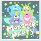 Sticker Monster Party (Feuille)