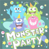 Sticker Monster Party (Devant)