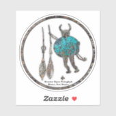 Sticker Monster Slayer Petroglyph (Feuille)