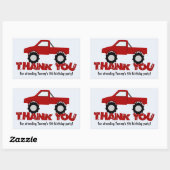 Sticker Monster Truck Merci (Feuille)
