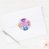 Sticker Monster (Violet)Invitation/Merci/Favoriser (Enveloppe)