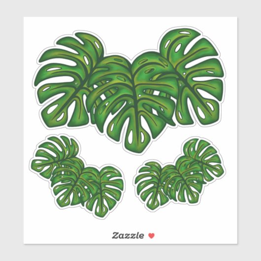 Sticker Monstera Leaves (Feuille)
