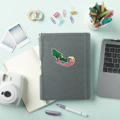 Sticker Monstre à griffe verte (Couverture iPad)