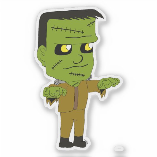 Sticker monstre chibi (Devant)