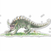 Sticker Monstre de cercueil noir Rheinlander Wisconsin (Devant)