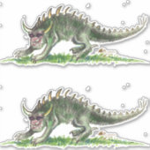 Sticker Monstre de cercueil noir Rheinlander Wisconsin (Devant)