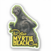 Sticker Monstre de la plage de Myrtle (Recto)