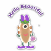 Sticker Monstre de pomme de terre (Devant)