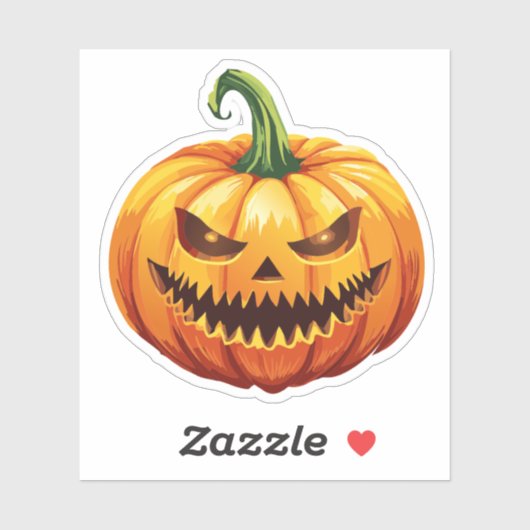 Sticker Monstre effrayant d'Halloween (Feuille)