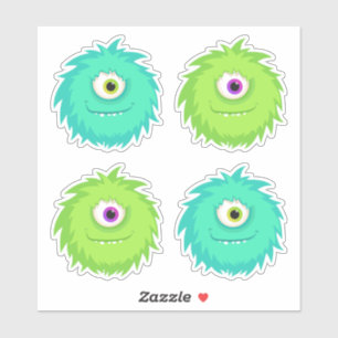 Sticker Monstre Furball Cute