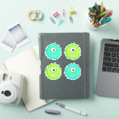 Sticker Monstre Furball Cute (Couverture iPad)