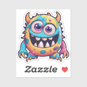 Sticker Monstre mignon