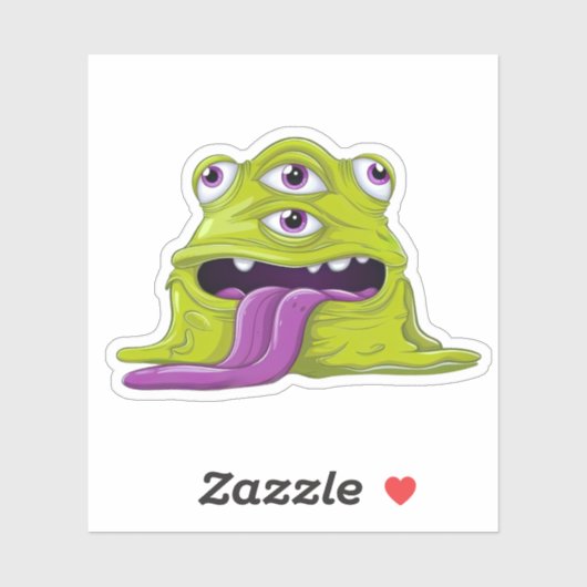 Sticker Monstre mince (Feuille)