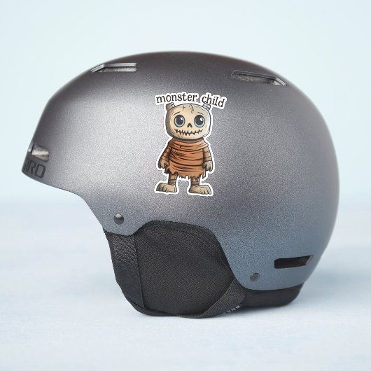 Sticker Monstre momifié (Côté casque)