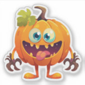 Sticker Monstre Ridicule d'Halloween (Devant)