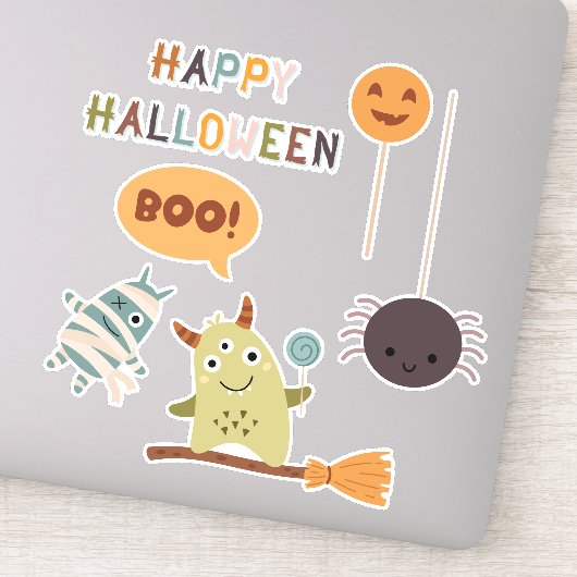 Sticker Monstres mignons d'Halloween (Détail)