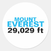 Sticker Mont Everest (Devant)