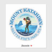 Sticker Mont Katahdin (C) (Feuille)
