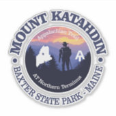 Sticker Mont Katahdin (rd2) (Devant)
