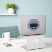 Sticker Mont Rainier NP2 (Ordinateur portable sur le bureau)