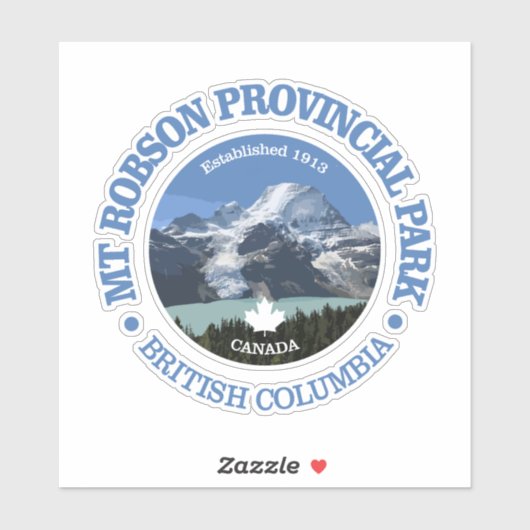 Sticker Mont Robson PP (Feuille)