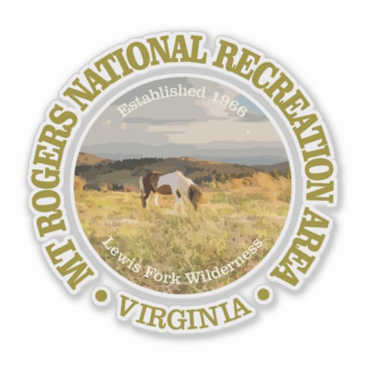 Sticker Mont Rogers NRA (Devant)