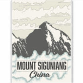 Sticker Mont Siguniang Chine (Devant)