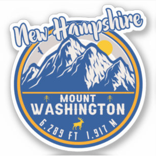 Sticker Mont Washington New Hampshire