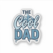 Sticker Montagne Cool Dad Graphisme Vintage_1 (Devant)