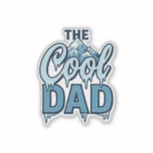 Sticker Montagne Cool Dad Graphisme Vintage_1 (Devant)