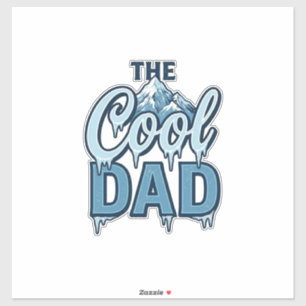 Sticker Montagne de papa cool Graphisme vintage_1