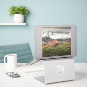 Sticker Montagne polychrome, Denali NP, Alaska (Ordinateur portable sur le bureau)