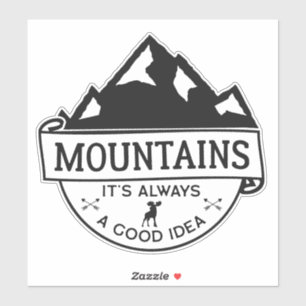 Sticker Montagnes