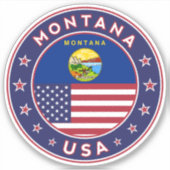 Sticker Montana (Devant)