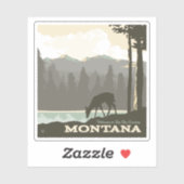 Sticker Montana | Bienvenue dans Big Sky Country (Feuille)