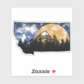 Sticker Montana coloré (Feuille)