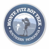 Sticker Monte Fitz Roy Trek (BG) (Devant)