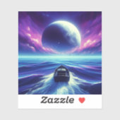 Sticker Montée au clair de lune (Feuille)