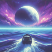 Sticker Montée au clair de lune (Devant)